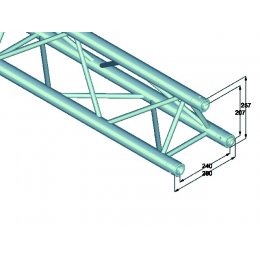 Alutruss Trilock E-GL33 1500 3-way cross beam