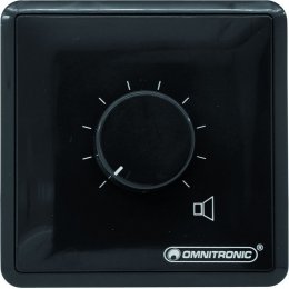 Omnitronic PA ovladač hlasitosti 5W stereo, černý