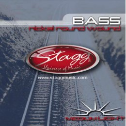 Stagg BA-4500, sada strun pro elektrickou baskytaru, medium-l...