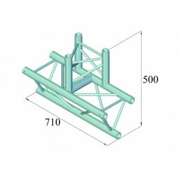 Alutruss Trilock 6082AT-38, 3-koncový T-díl