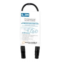 ACCU-CABLE AC-PRO XLR audio cable 0,3m