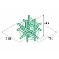 Alutruss Trilock 6082AC-61, 6-koncový díl